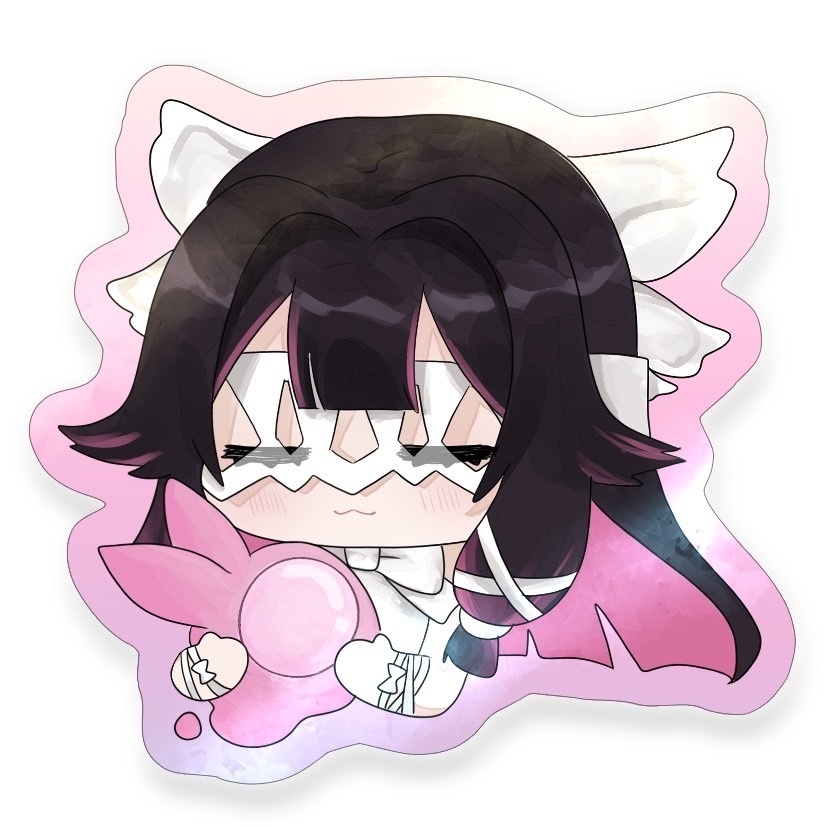 少女のきらきらBIGシール