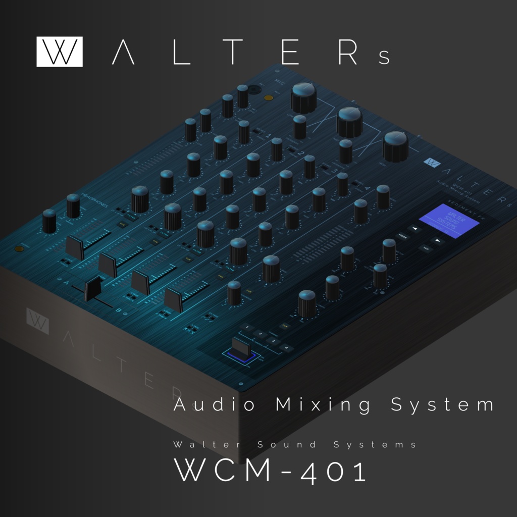 Original Design DJ Equipments 3D Model 【WCM-401 & WCP-7000 & Oratorio-8】