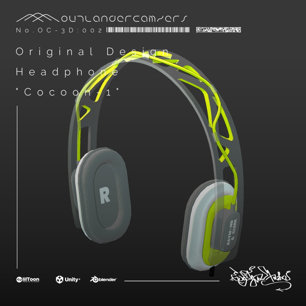 Original Design Headphone 【Cocoon-1】