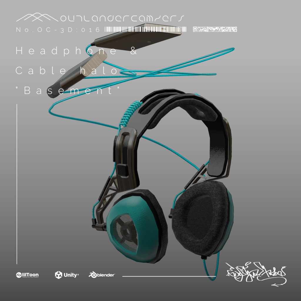 Original Headphone & Cable halo 【Basement】