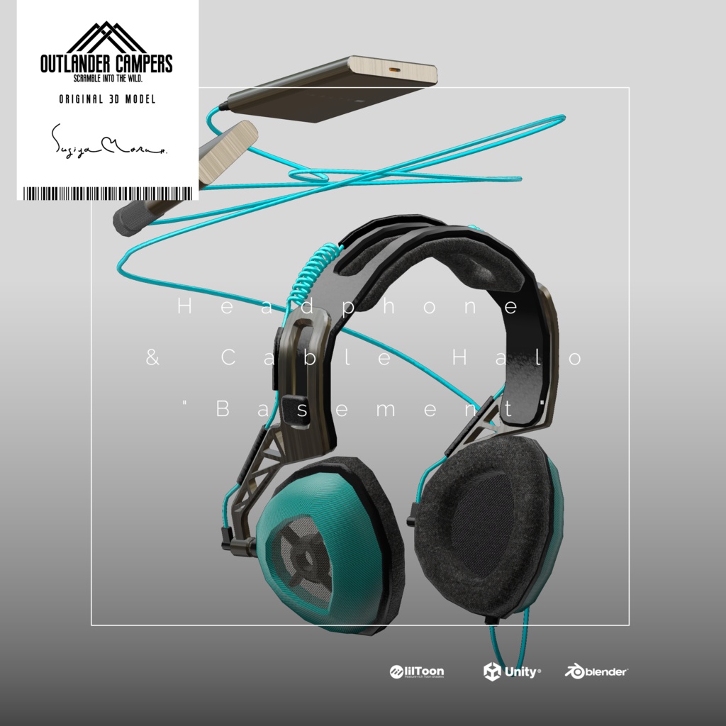 Original Headphone & Cable halo 【Basement】