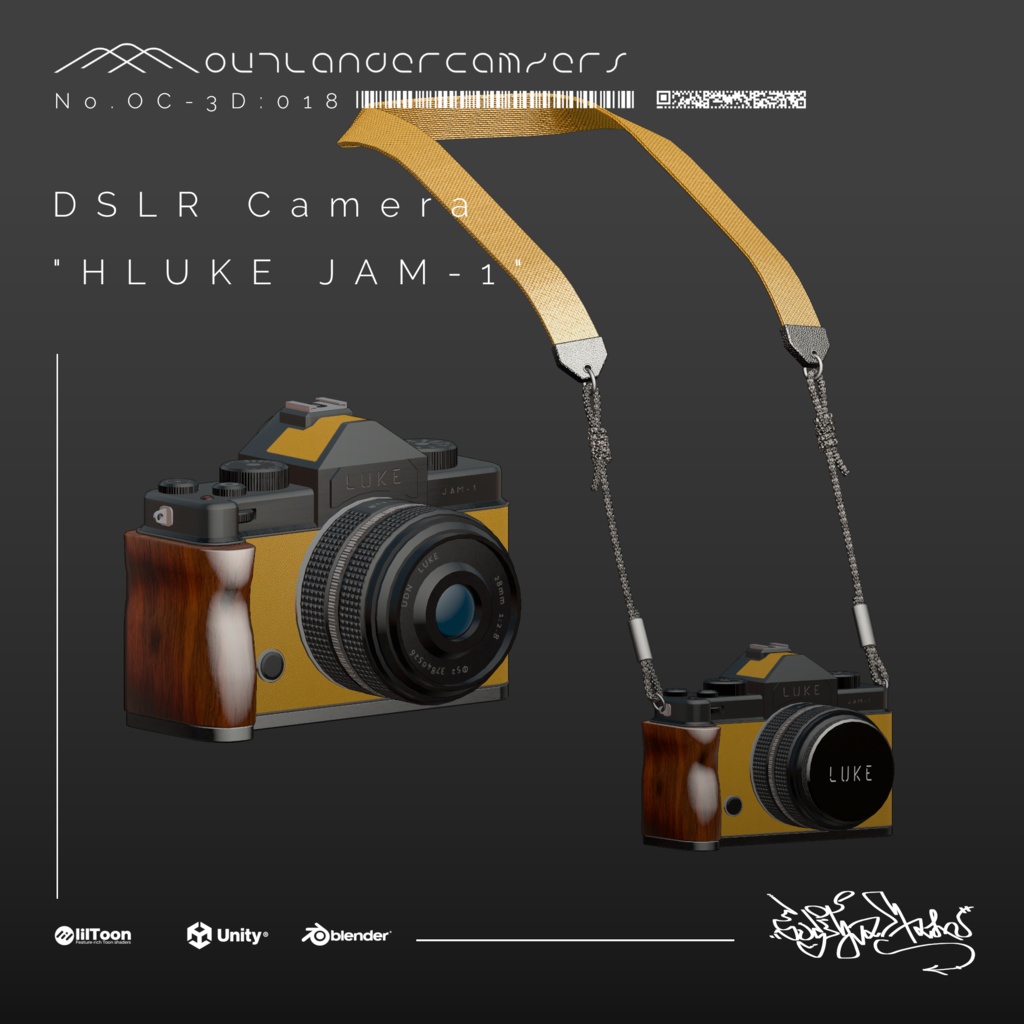 VirtualLens2対応 DSLR Camera 【LUKE JAM-1】