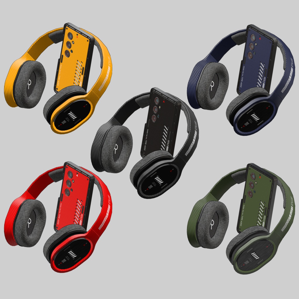 Original Design Smartphone & Headphone【Type-A202 & Type-D404】