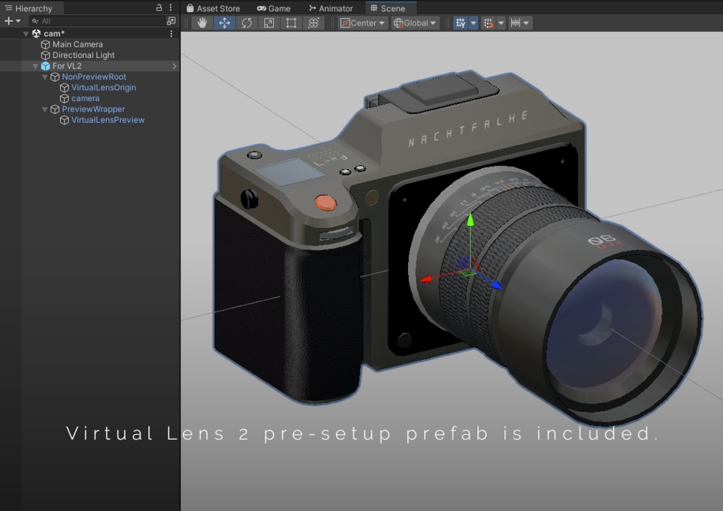VirtualLens2対応 SLR Camera 【NACHTFALKE F ii-7】