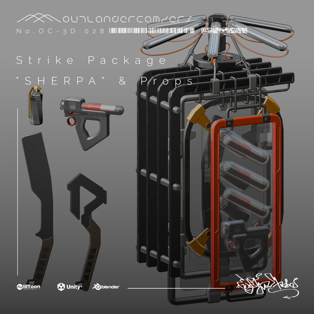 Strike Package 【SHERPA】 & Props
