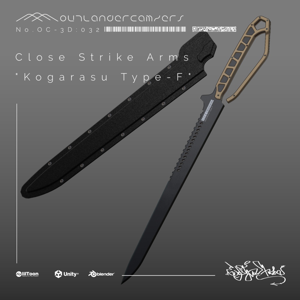 Close Strike Arms【Kogarasu Type-F】