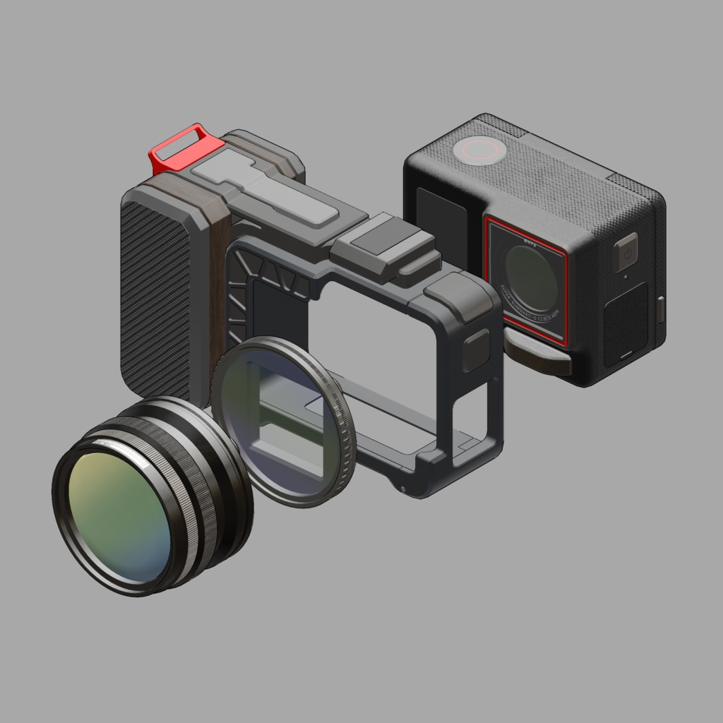 VirtualLens2対応 Action Cam Set 【RUFE 46】