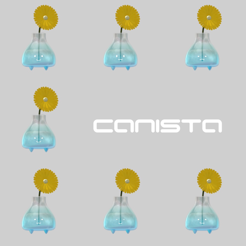 VRC想定アバター3Dモデル【Canista】