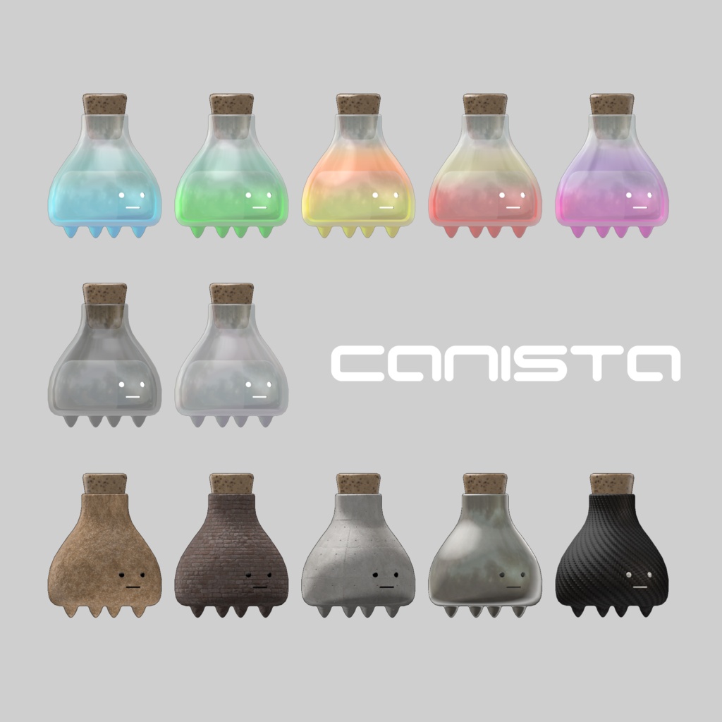 VRC想定アバター3Dモデル【Canista】