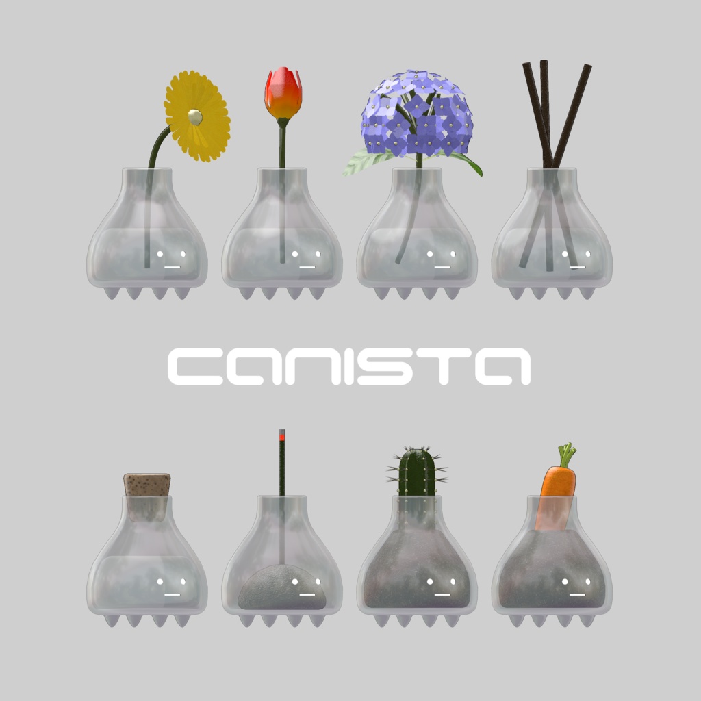VRC想定アバター3Dモデル【Canista】