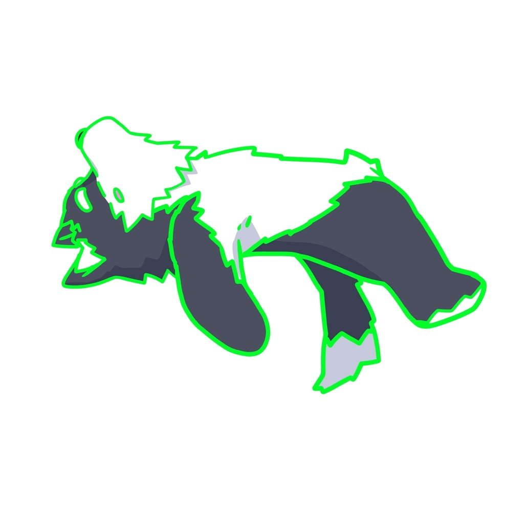 チビオウマル_ステッカーC【大】