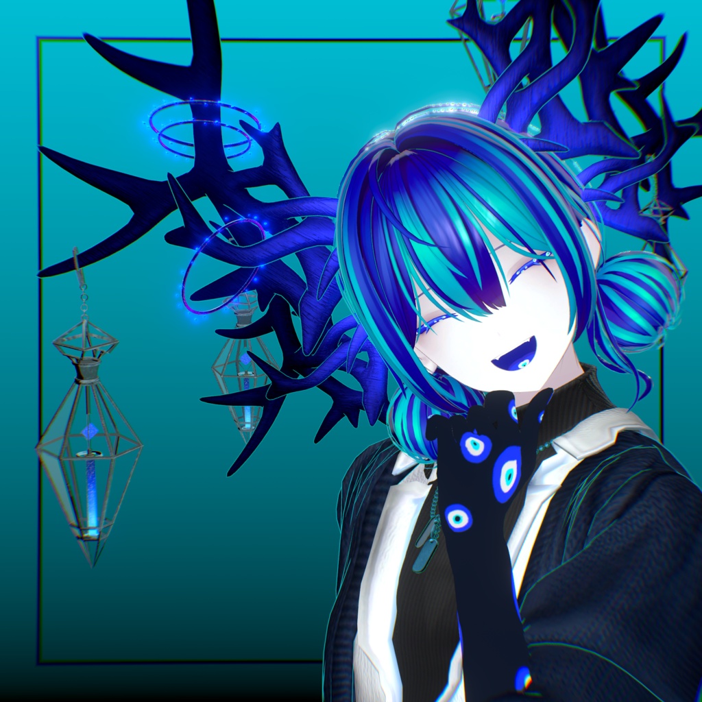 ぼんやり灯るランタン【Modular Avatar】【lilToon】