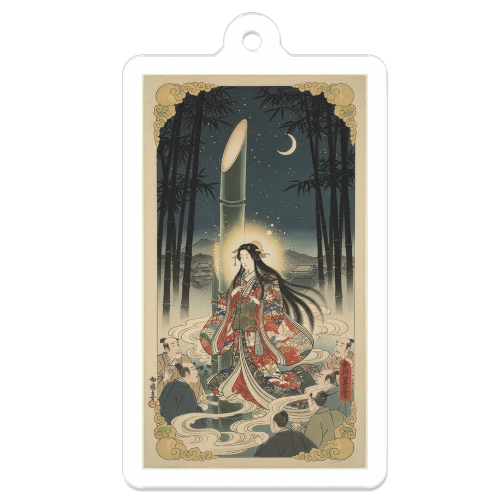 【原典回帰】かぐや姫 - 平安絵巻 / 和風モダン アートポスター #01