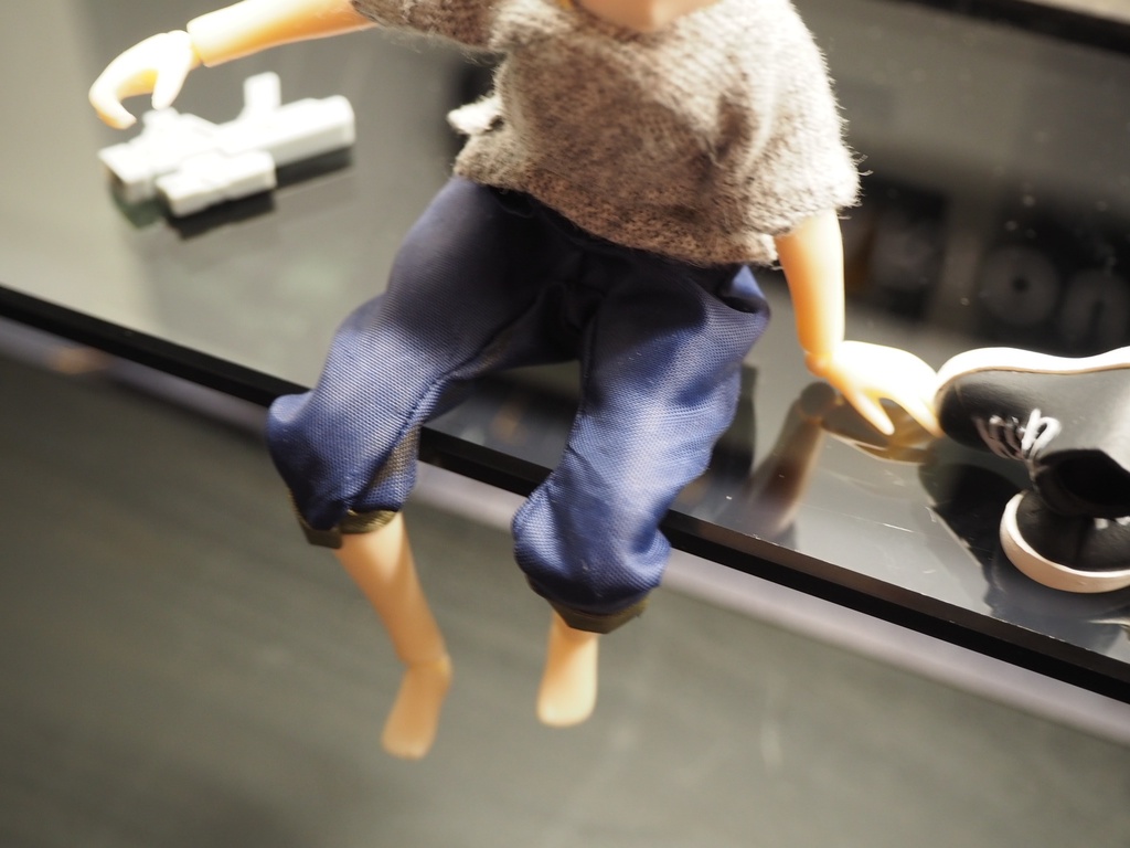 乗馬パンツ風パンツ(紺)