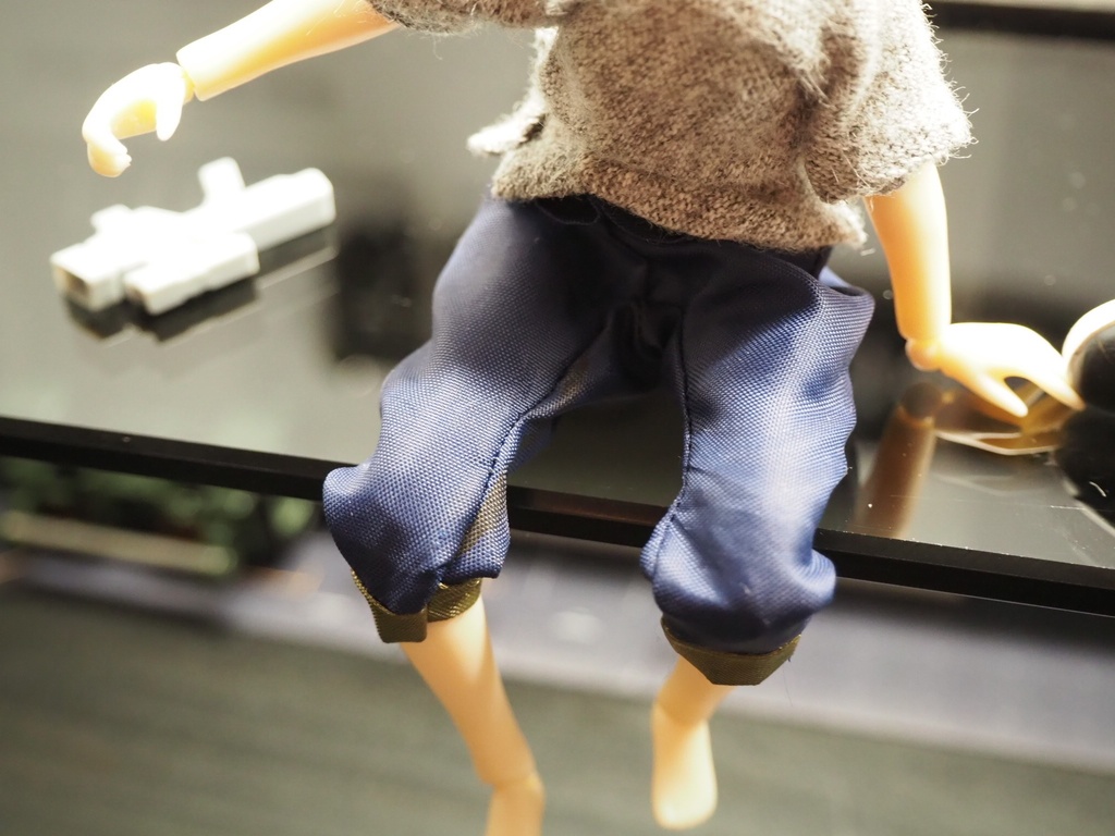 乗馬パンツ風パンツ(紺)