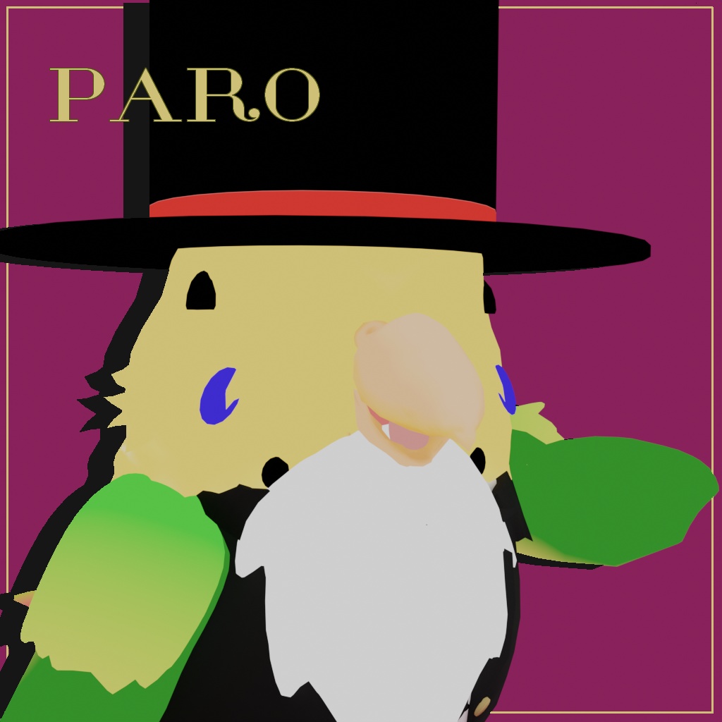【オリジナル3Dモデル】PARO