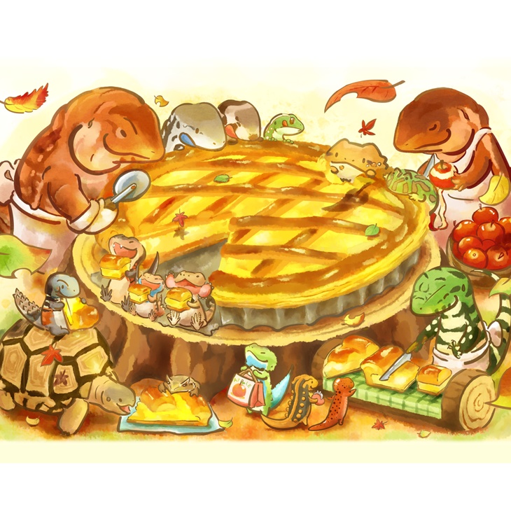 テグーおじさんのアップルパイ・クリアファイル