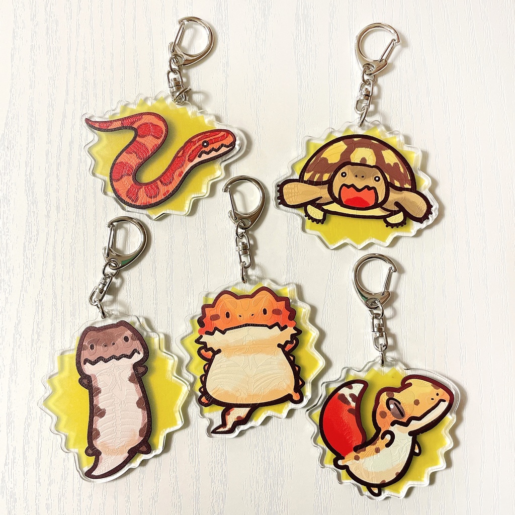 落雷レプタイルズ・アクリルキーホルダー