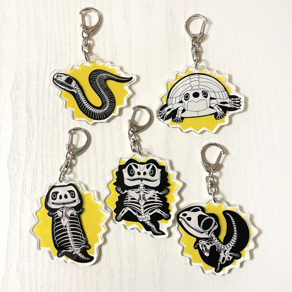 落雷レプタイルズ・アクリルキーホルダー