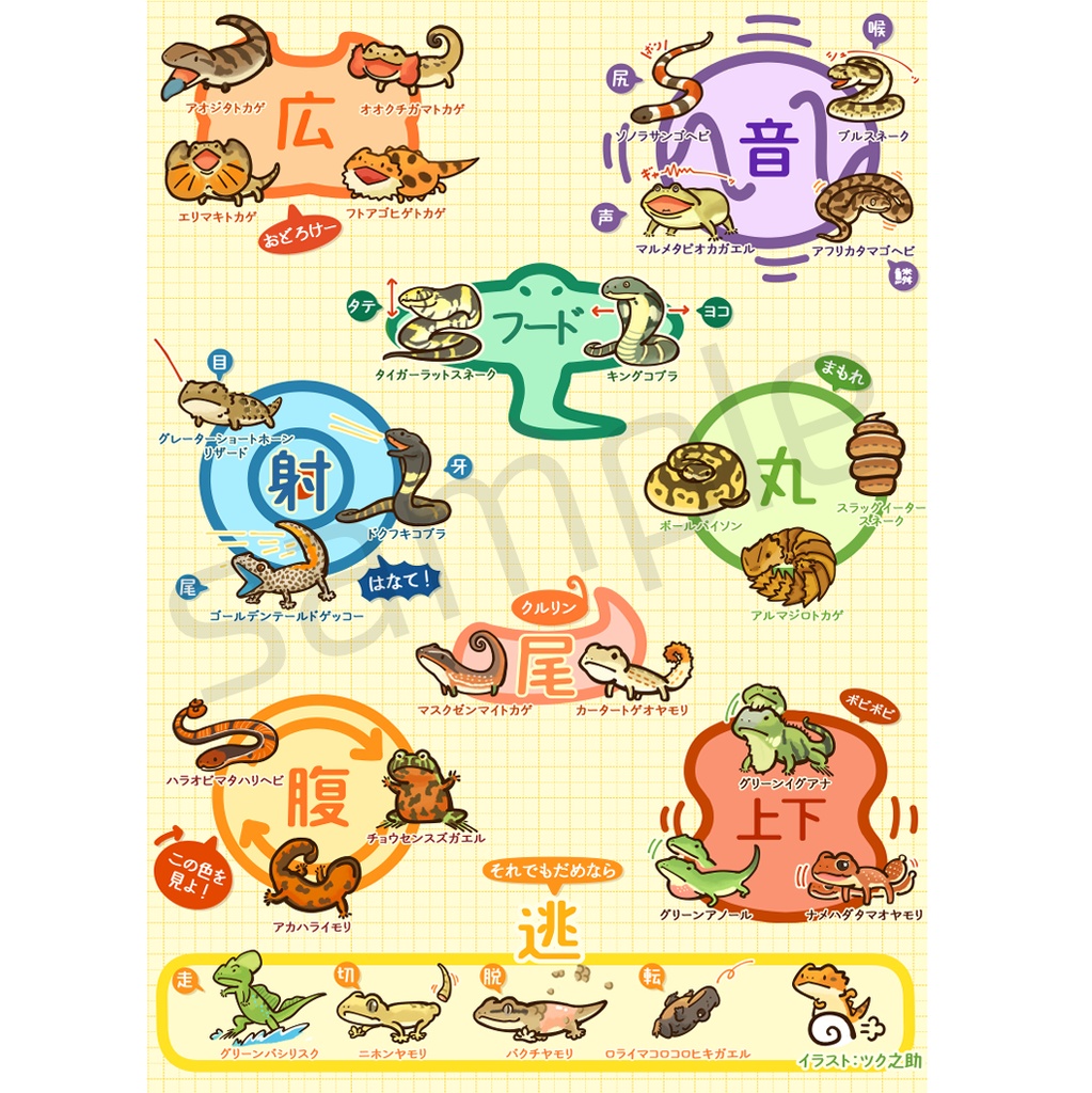 おこれ！レプタイルズ！クリアファイル