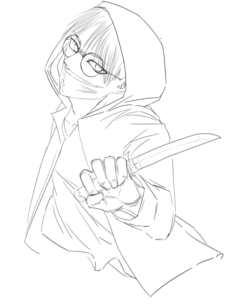 あったよ 彼岸島のイラスト線画素材 Miyabi Higan501 Booth