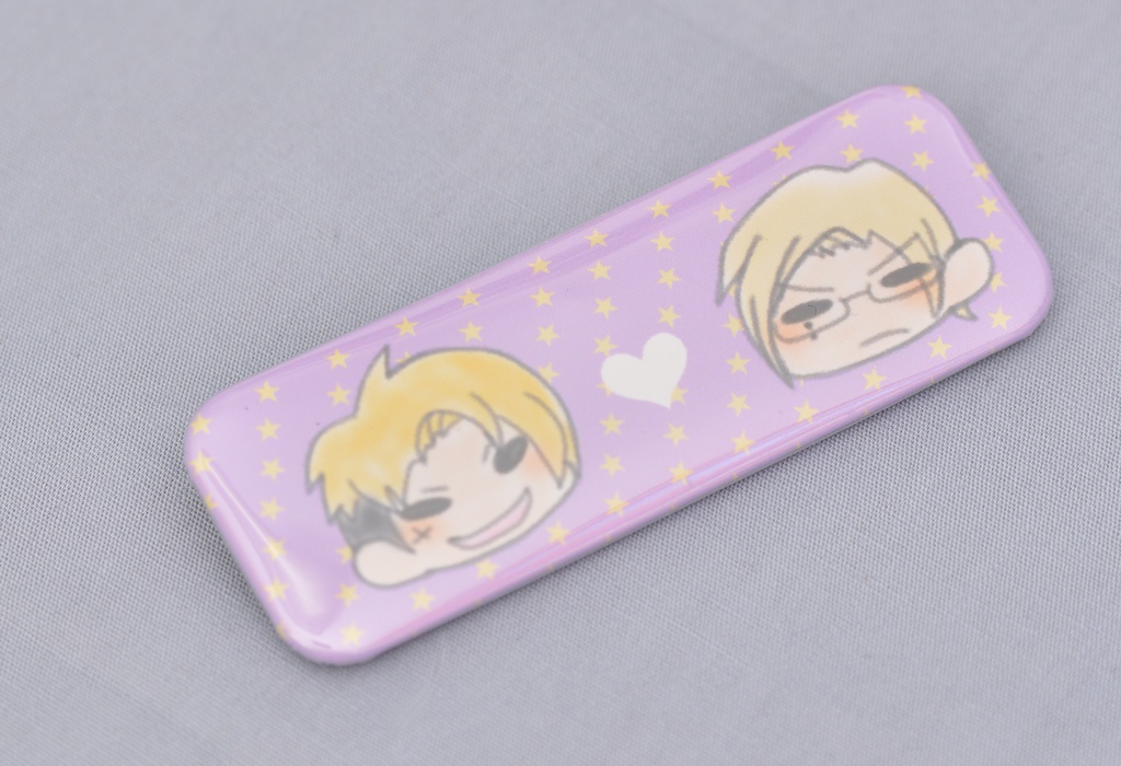 A3!　左京&迫田　横長缶バッチ