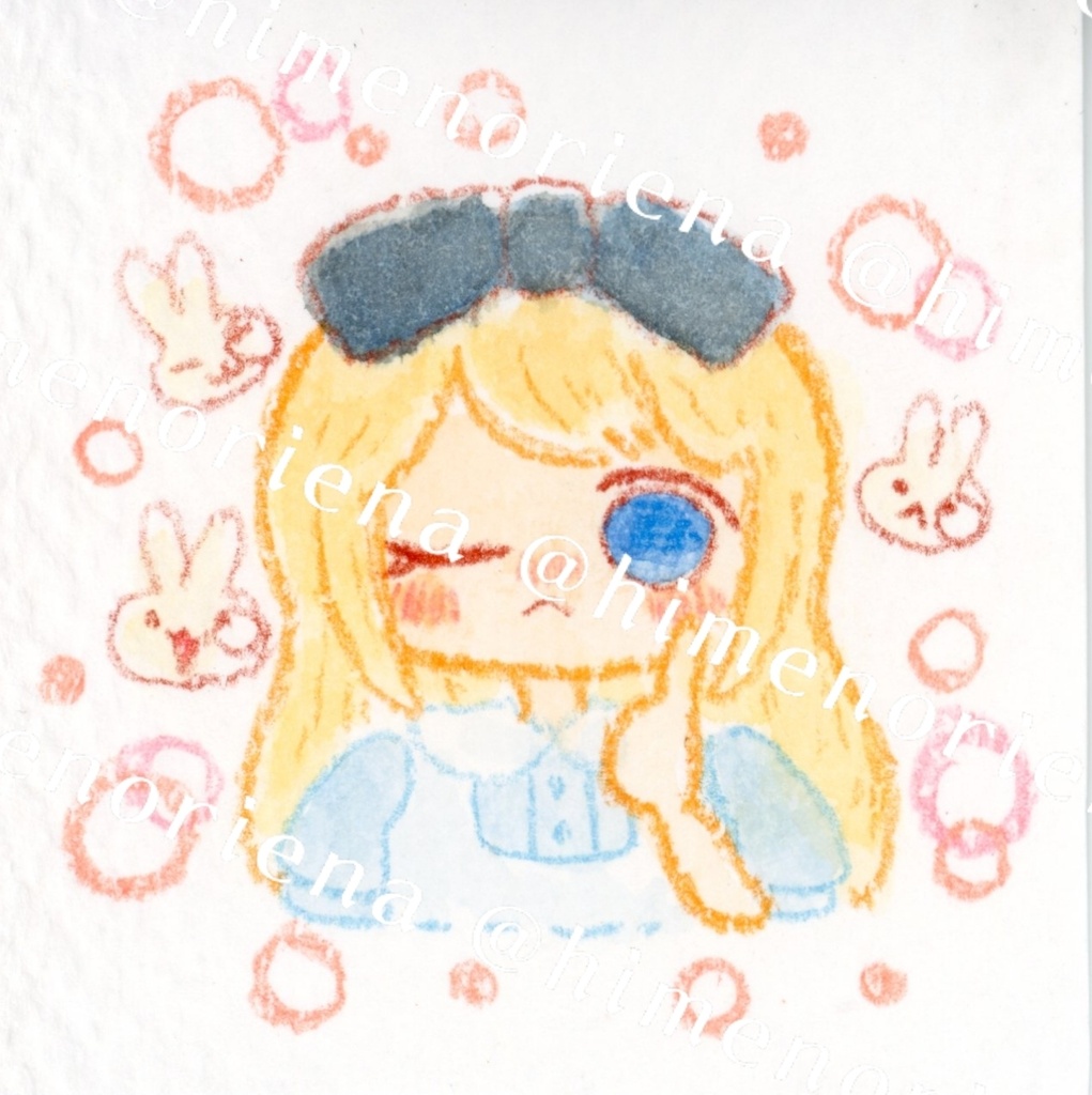 【ミニ原画】アリスシリーズ~うさぎさん?~