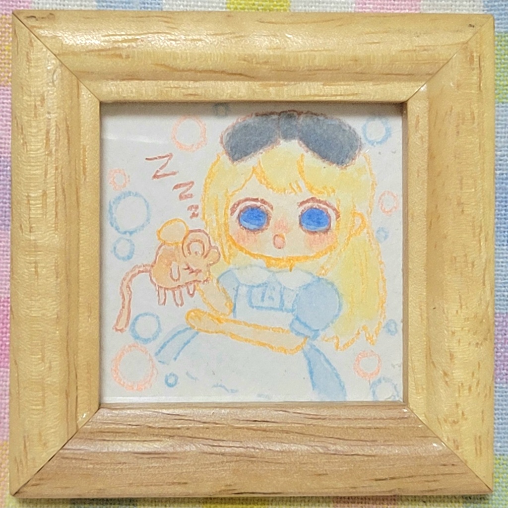 【ミニ原画】アリスシリーズ～眠りネズミ～