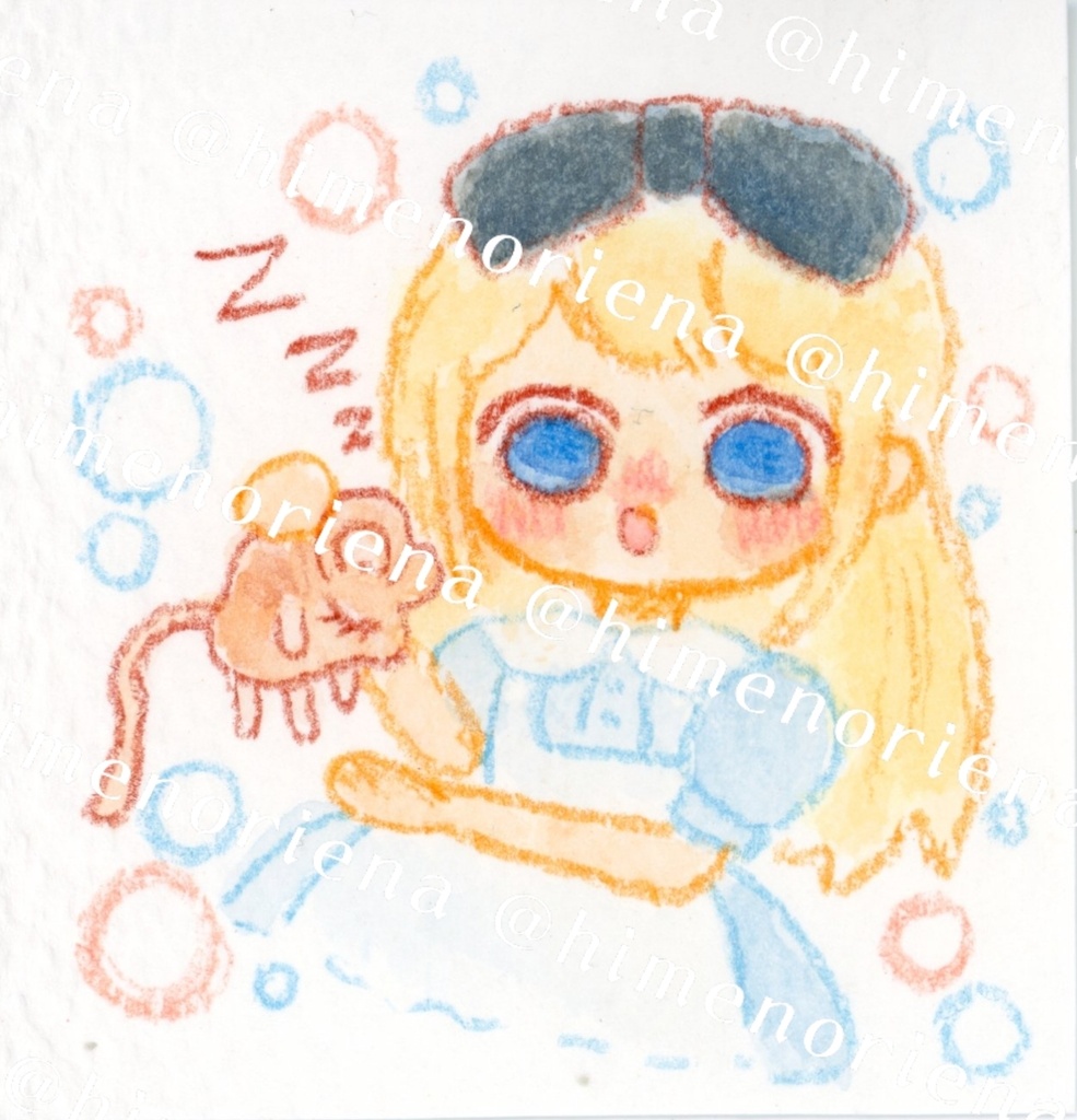 【ミニ原画】アリスシリーズ~眠りネズミ~