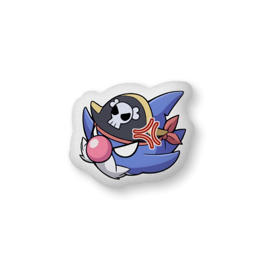 バギーさん ふかふかクッション「笑顔&おこ」