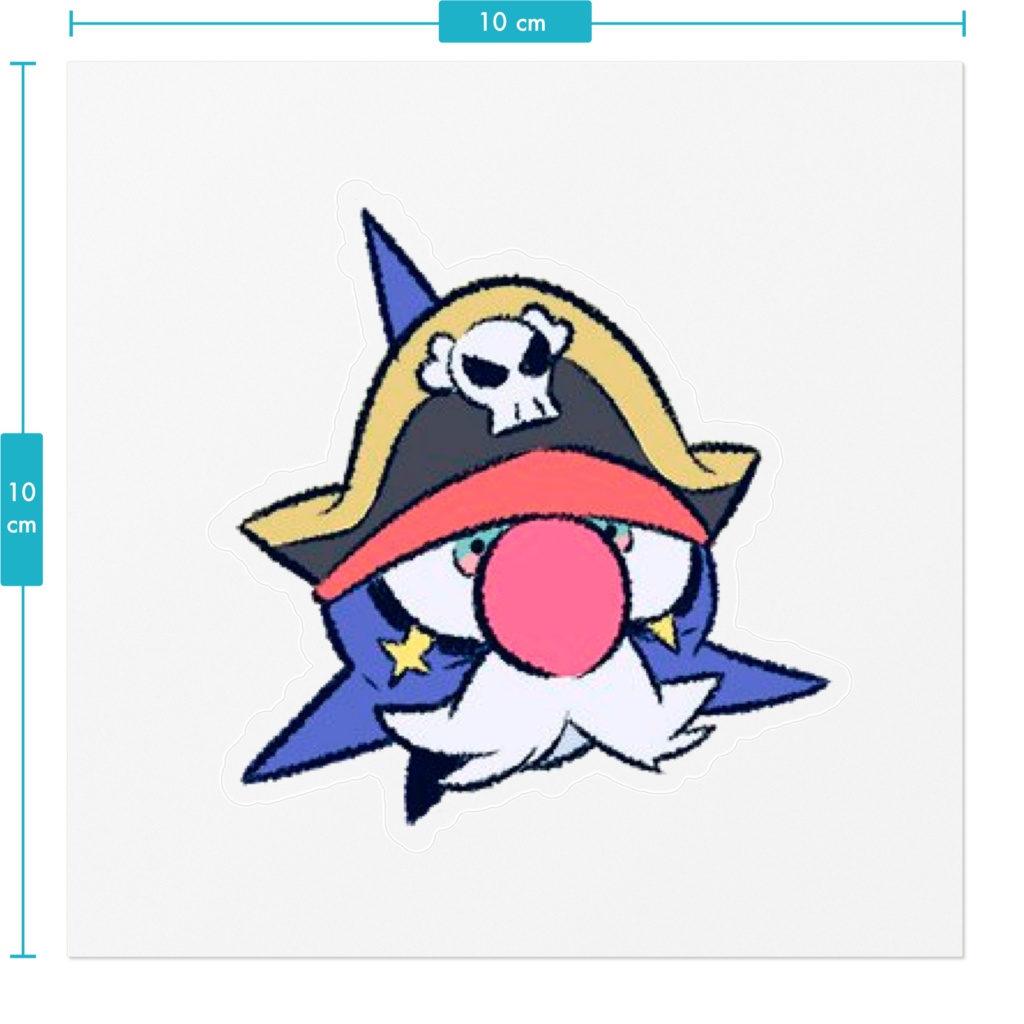バギーさん ステッカー「設定画」
