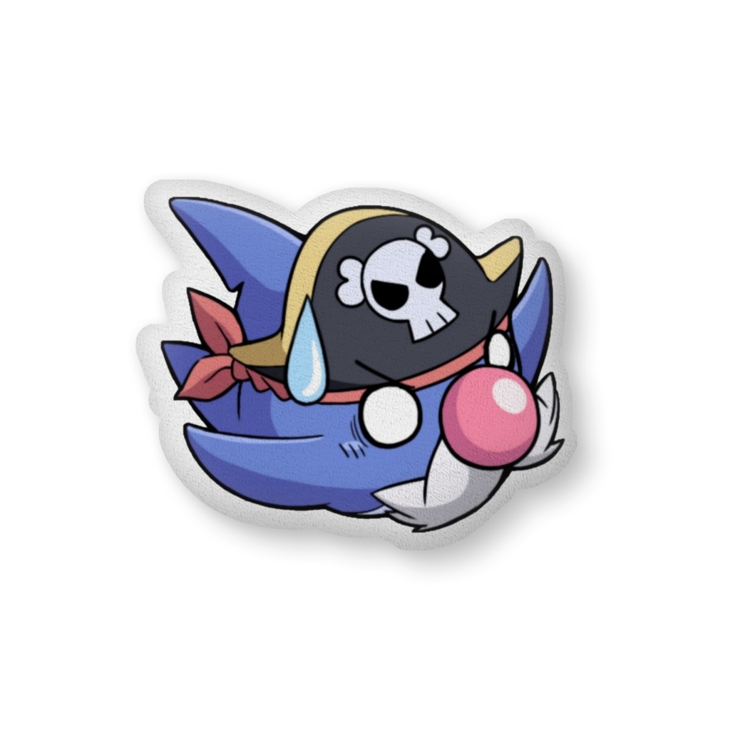 バギーさんふかふかクッション大「おこ&びっくり」