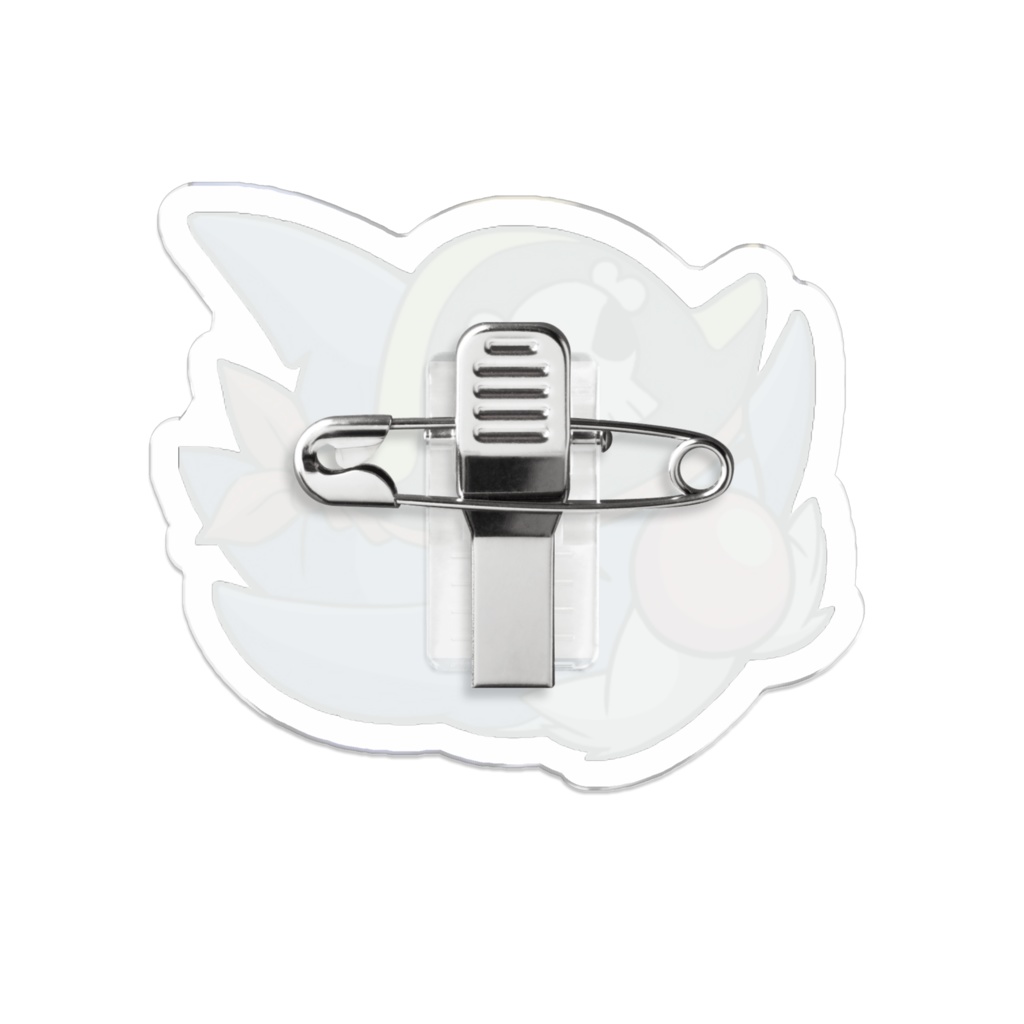 バギーさんアクリルバッジ「笑顔」