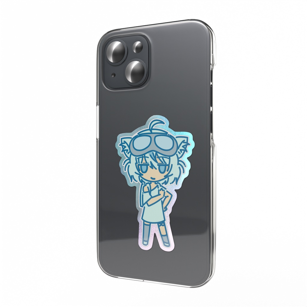 ぶいトレ キャラ オーロラスマホステッカー