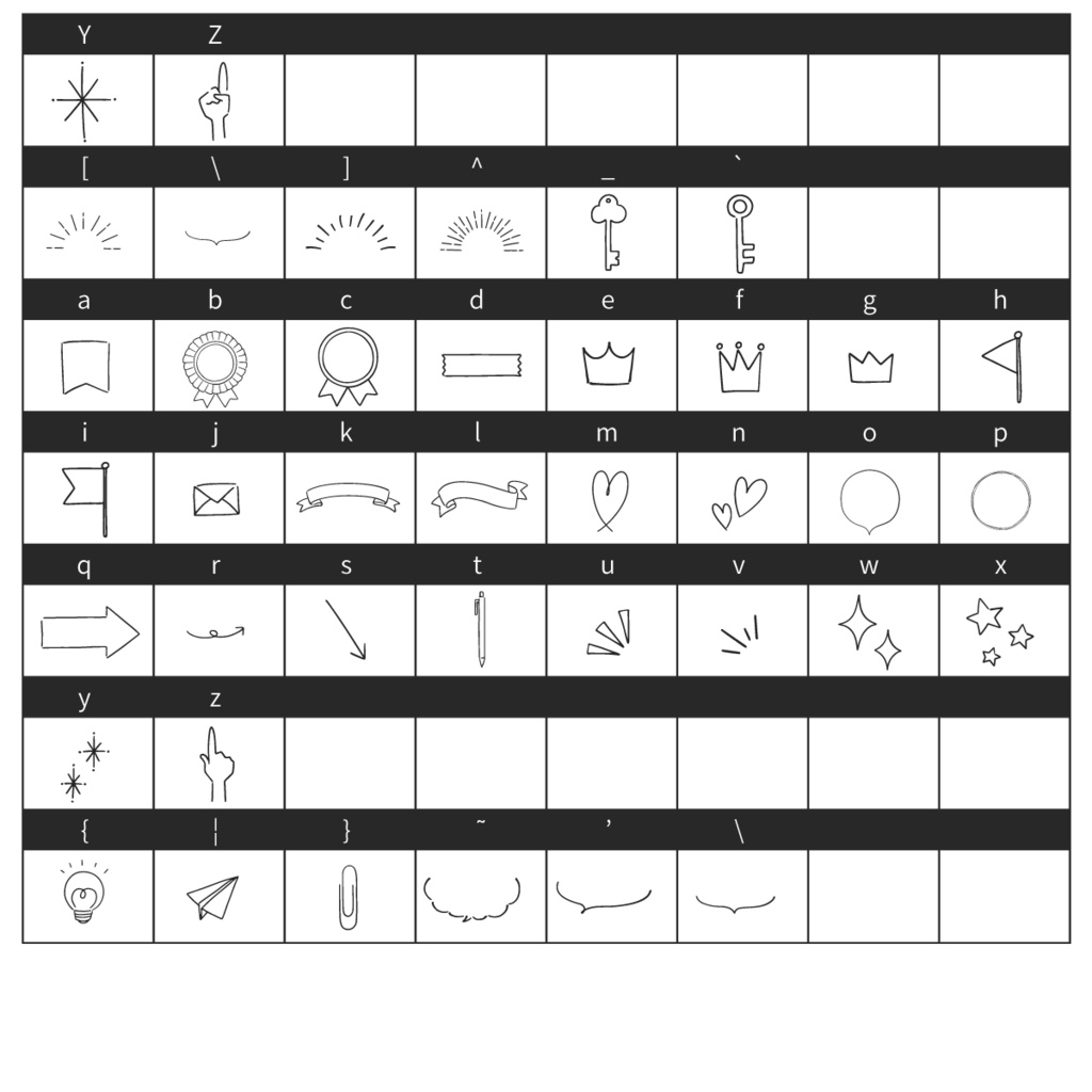 あしらいフォント「FURIKAKE! Hand drawing」