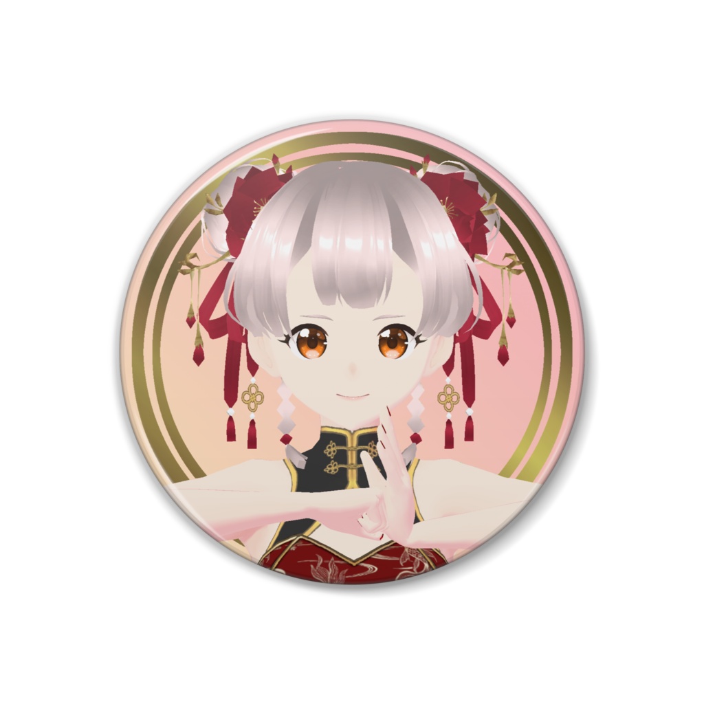 晴間まう☀1周年記念 缶バッジ①