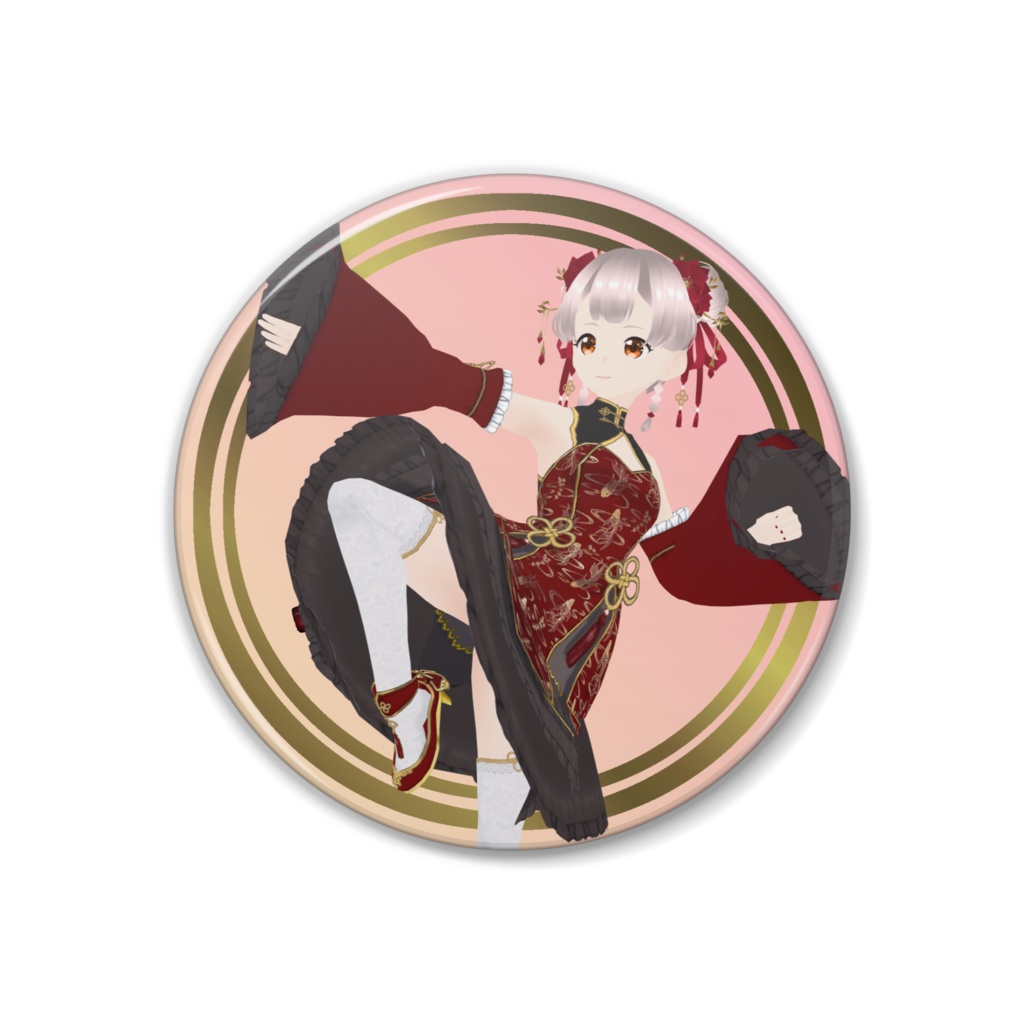 晴間まう☀1周年記念 缶バッジ③