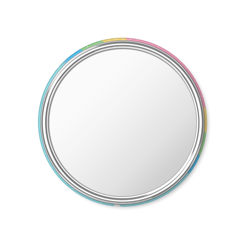 晴間まう☀1周年記念 缶ミラー ミニキャラver.①