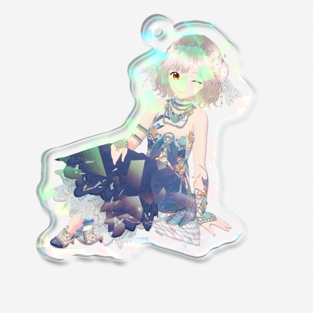 晴間まう☀🌋誕生日2025記念 アクリルキーホルダー(ホログラム/クリスタル)