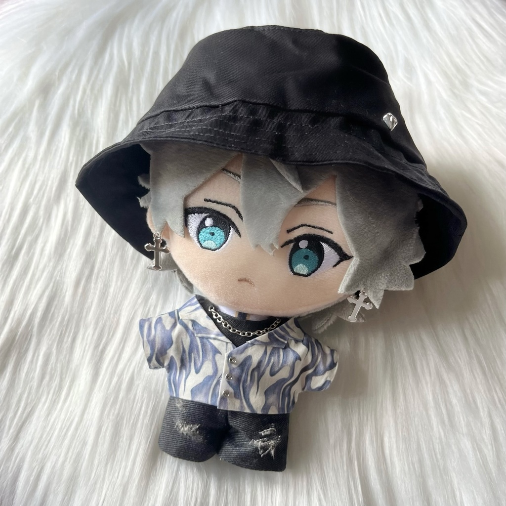 ファイアーパターン開襟シャツセット