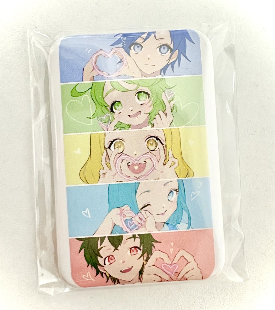 缶バッチ 【💙💚💛🩵🧡】