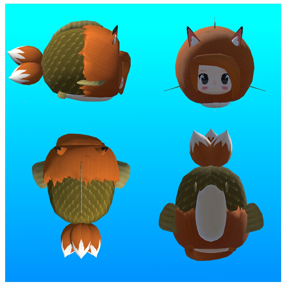 キツネの人魚 Fox Mermaid