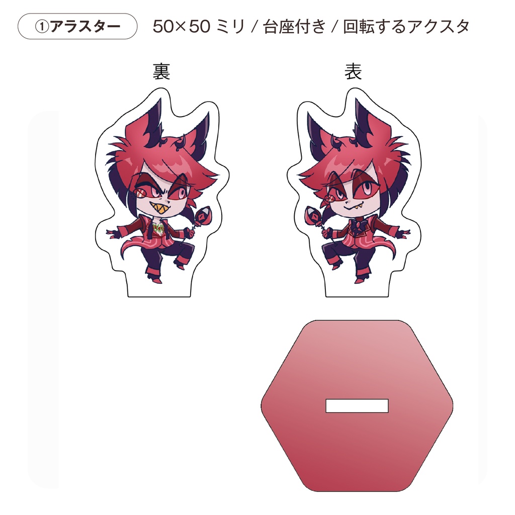 くるくる回転アクスタ