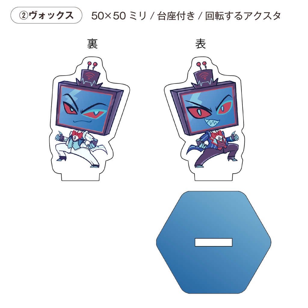 くるくる回転アクスタ