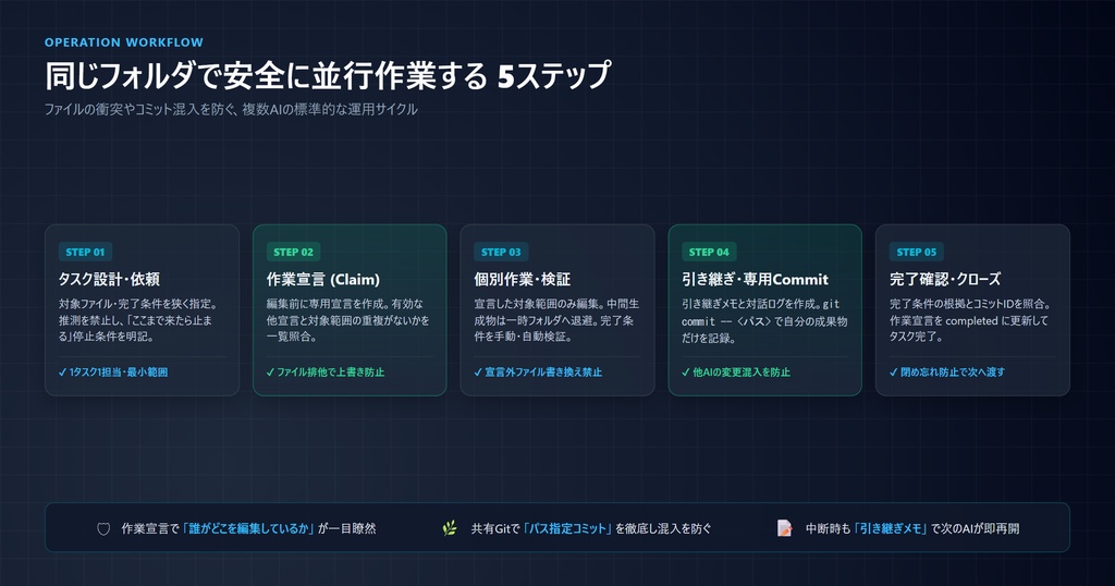 複数AIを同じフォルダーで使うための運用キット(有料版)