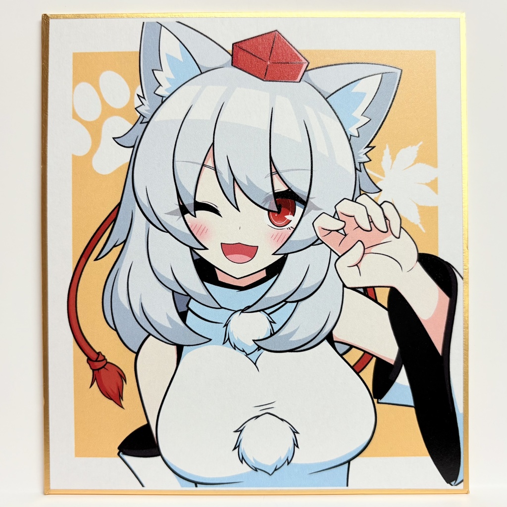 ミニ色紙（椛）