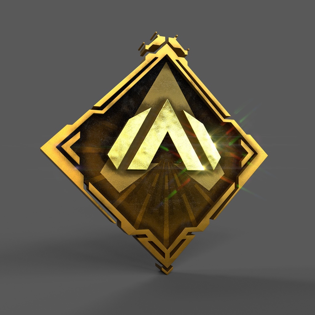 【Free DL】3Dモデル|APEX S16 ランクバッチ