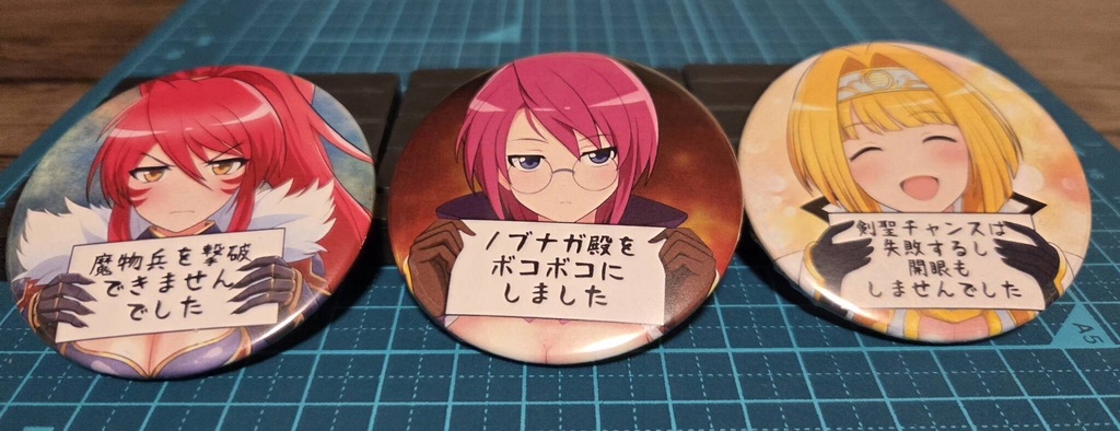 乙女5やらかし組缶バッジセット