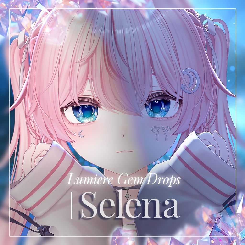 【21アバター対応】LumiereGemDrops EyeTexture【17color】