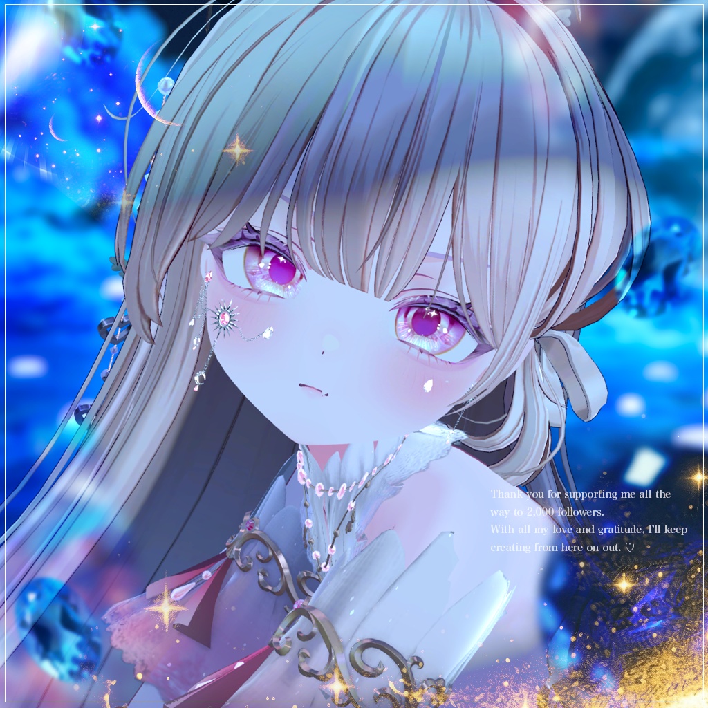 揺れる!Soluna FaceAccessory🌙 フォロワー2000人記念期間限定商品